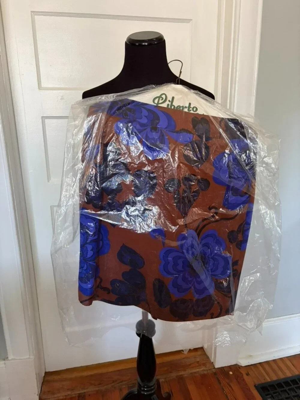 Vintage J CREW Floral Silk Mini Skirt